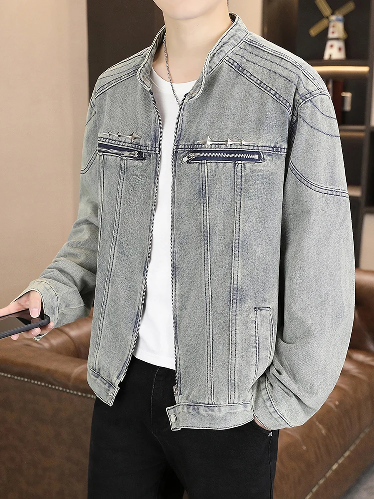 Retro Waed Denim Ja… - image