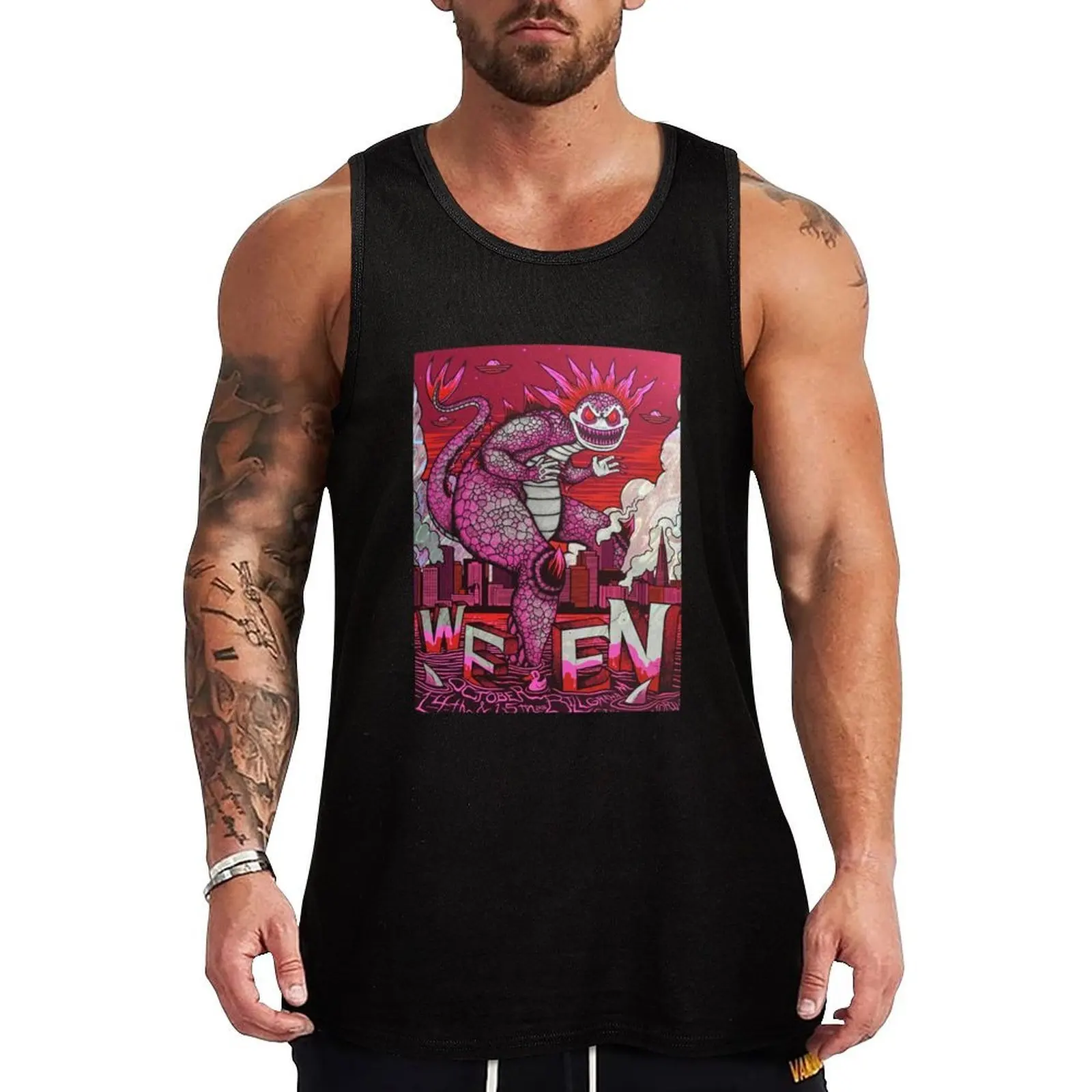 Ween Buenas tardes amigo Perfektes Geschenk für Fans, klassisches Basic-Tanktop, normale Passform, lässig, ärmellos