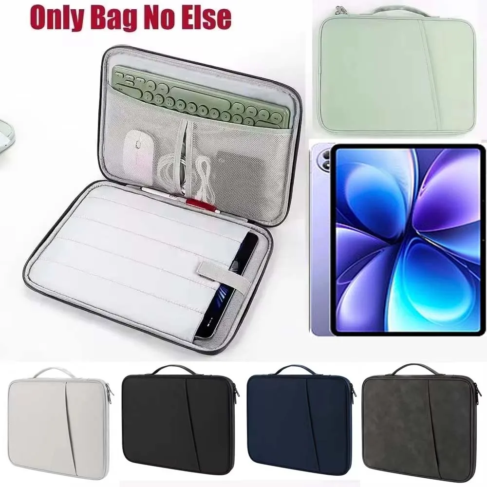 

for Vivo Pad6 Pro Tablet Bag Handle Zip Pouch Waterproof Sleeve Storage Pocket for Mouse Keyboard Cable Carry Case