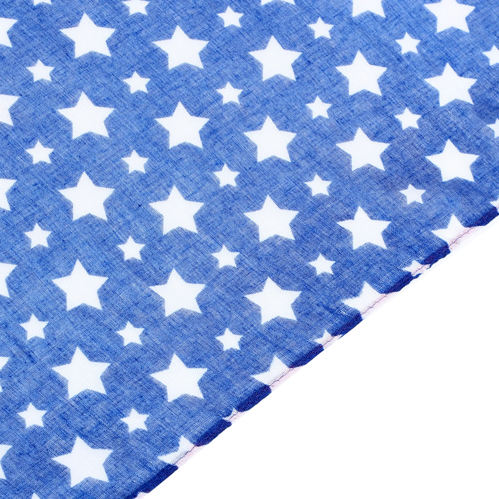 American Flag Yarn Scarf Star Stripe Print Soft Comfortable Fashionable Patriotic Celebrations Women Fall Spring