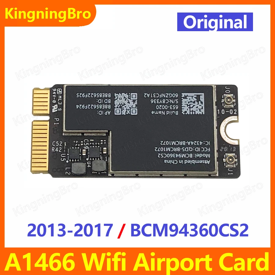 Original BCM94360CS2 Bluetooth 4.0 Wifi Airport Card For Macbook Air 13