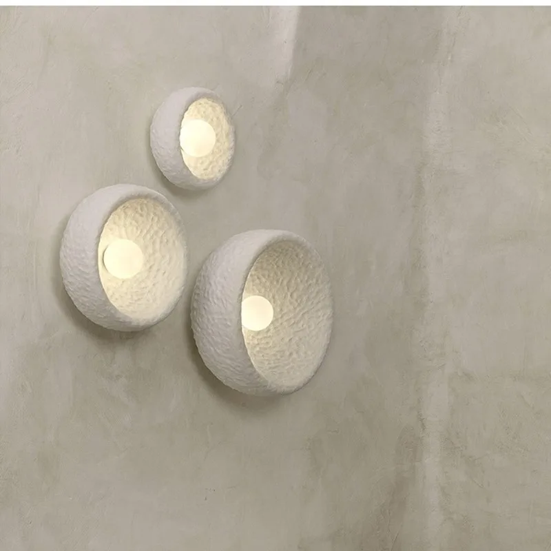 

Simple wabi silent wind wall lamp retro zen bedroom bedside lamp B & B tea room living room decorative wall lamp