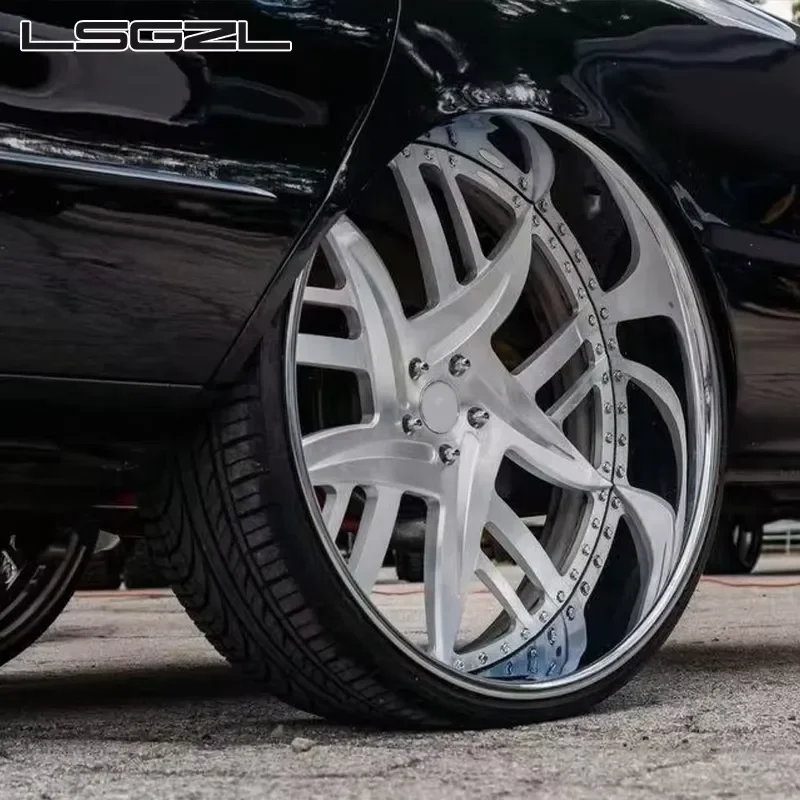 i 2-piece 3-piece Custom 18 Inch 19 20 Inch Car Rims 5x130 5x114.3 Forged Wheels 6x139.7 Rims 5x120 Forged Aluminum Alloy