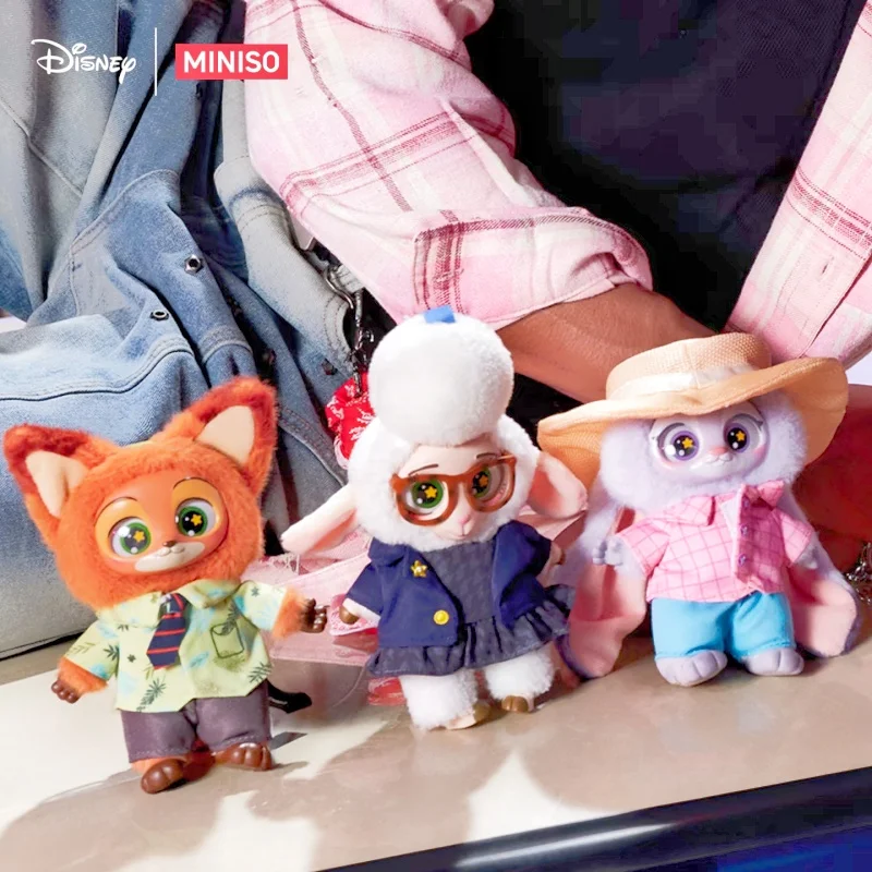 正規品公式MINISO ズートピア ブラインドボックス ジュディ・ニック エナメル ブラインドボックス THE MOVIE REVO SERIES ズートピア BY ジュディ・ホップ アクションフィギュア