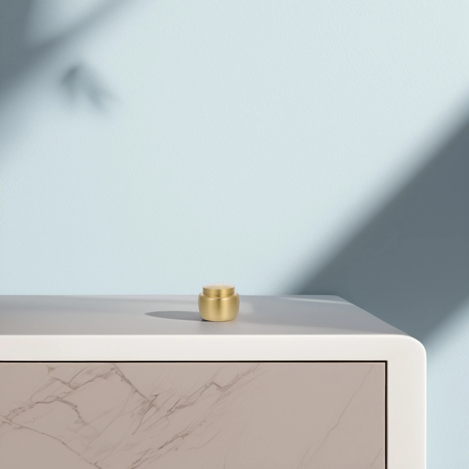 

Copper Powder Can Small Kitchen Canisters Lid Storage Loose Seal Container Portable Home Supplies