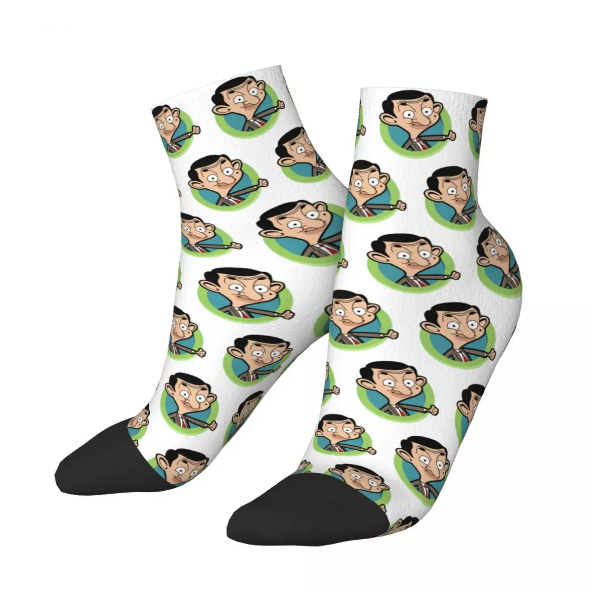 Mr Bean Socks Harajuku High Quality Stockings All Season Socks Accessories for Man's Woman's Gifts