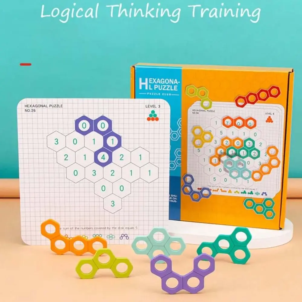 Honeycomb Honeycomb Puzzle Toys Montessori Colorful Digital Shape Matching Games Educational Educational Math Toys Kids