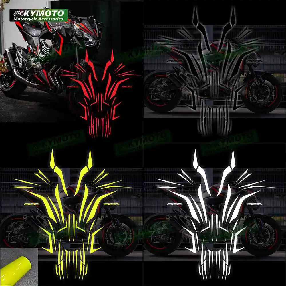 

For Z800 2013-2016 motorcycle accessories fairing shell line stickers full vehicle decals decorative car stickers reflective