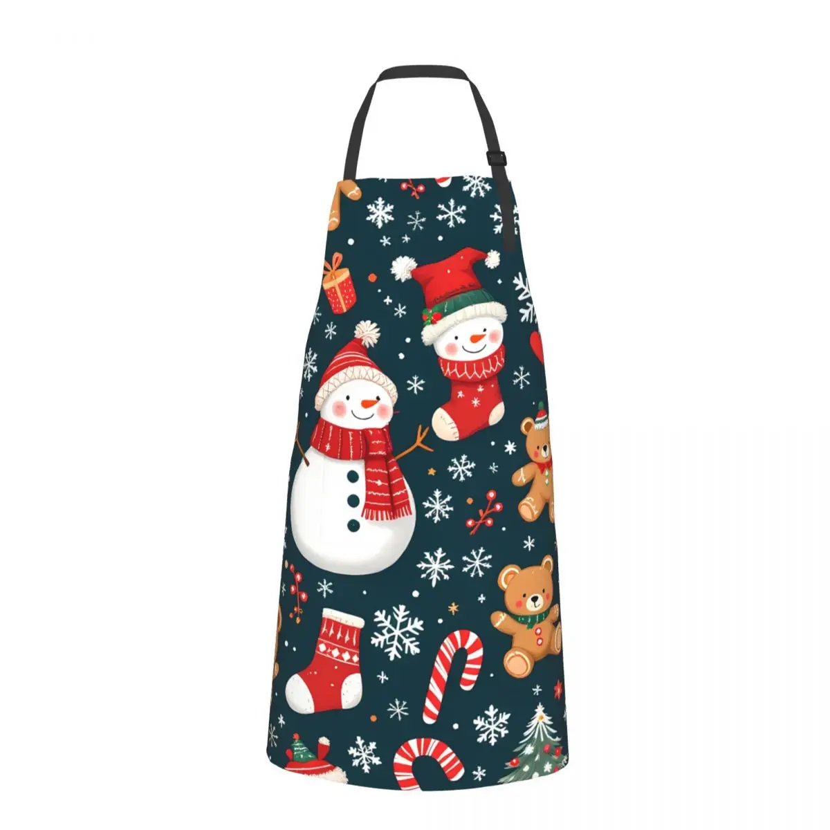 Merry Christmas Gifts Adjustable Kitchen Apron Multi-functional Apron for Cooking, Baking & Household Chores