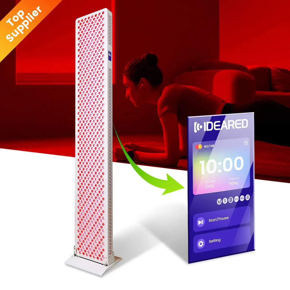 New Arrival Wholesale Full Body 480nm 630nm 660nm 810nm 830nm 850nm 1060nm Led Red Infrared Light Therapy Panel For Gym,