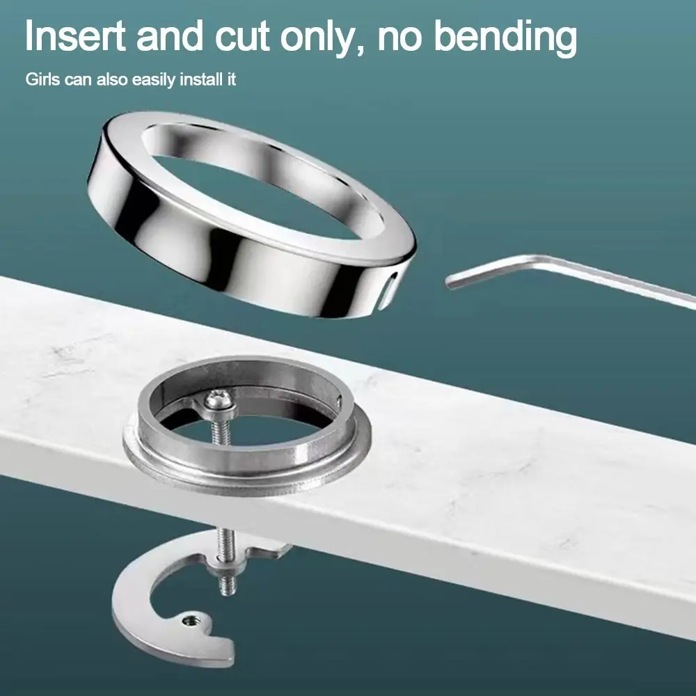 Quick Install Fixed Base Nut Fastening Circlip Faucet Anti-loosing Tap Fixed Base Holder Faucet Installation Fastener