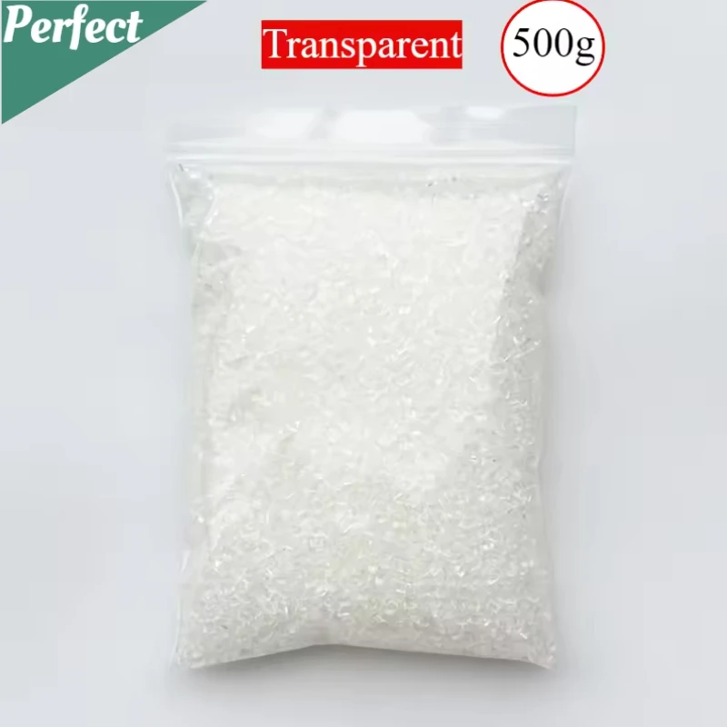 

500g/bag Particle Dental Clear White Valplast Flexible Acrylic Resin Material for Partial Dental Lab Material