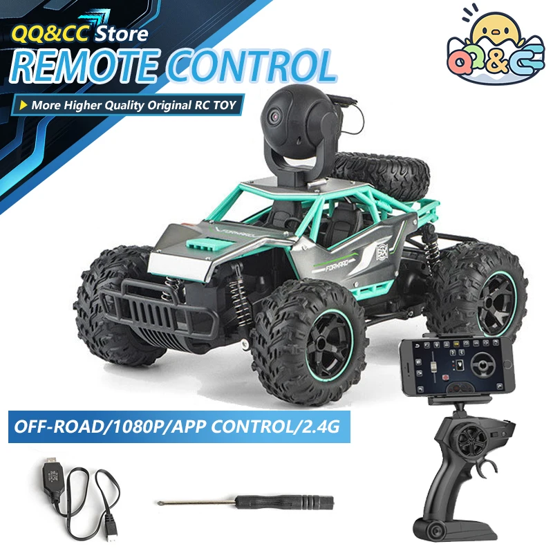 

1/14 Rc Car with Camera 1080P 720P Alloy High-Speed Off-Road Climbing Cars Wifi Fpv Drift Driting Remote Control Buggy Toys Boys