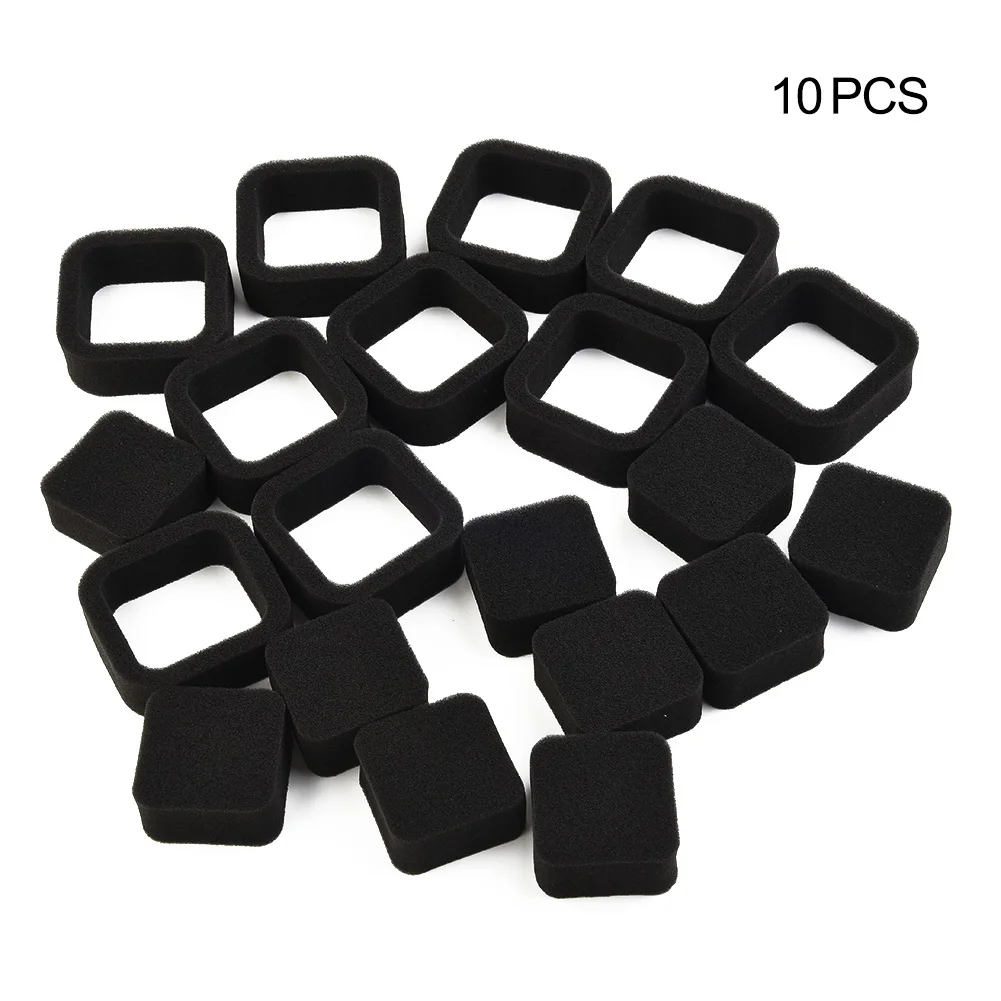 10Pcs Air Filters For TH23D For Para 11010-2530 Trimmer Parts Filter Garden Power Tool Accessories Black String Trimmer Replace