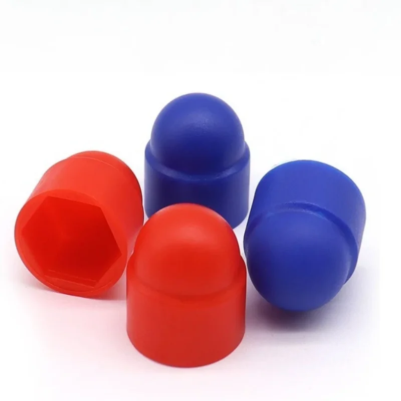 M3 M4 M5 M6 M8 M10 M12 M14 M16 M18 M20 Red/yellow/blue Nylon Cap Hexagon Nuts Plastic Cover Semicircle Nuts Cap Nylon Nuts
