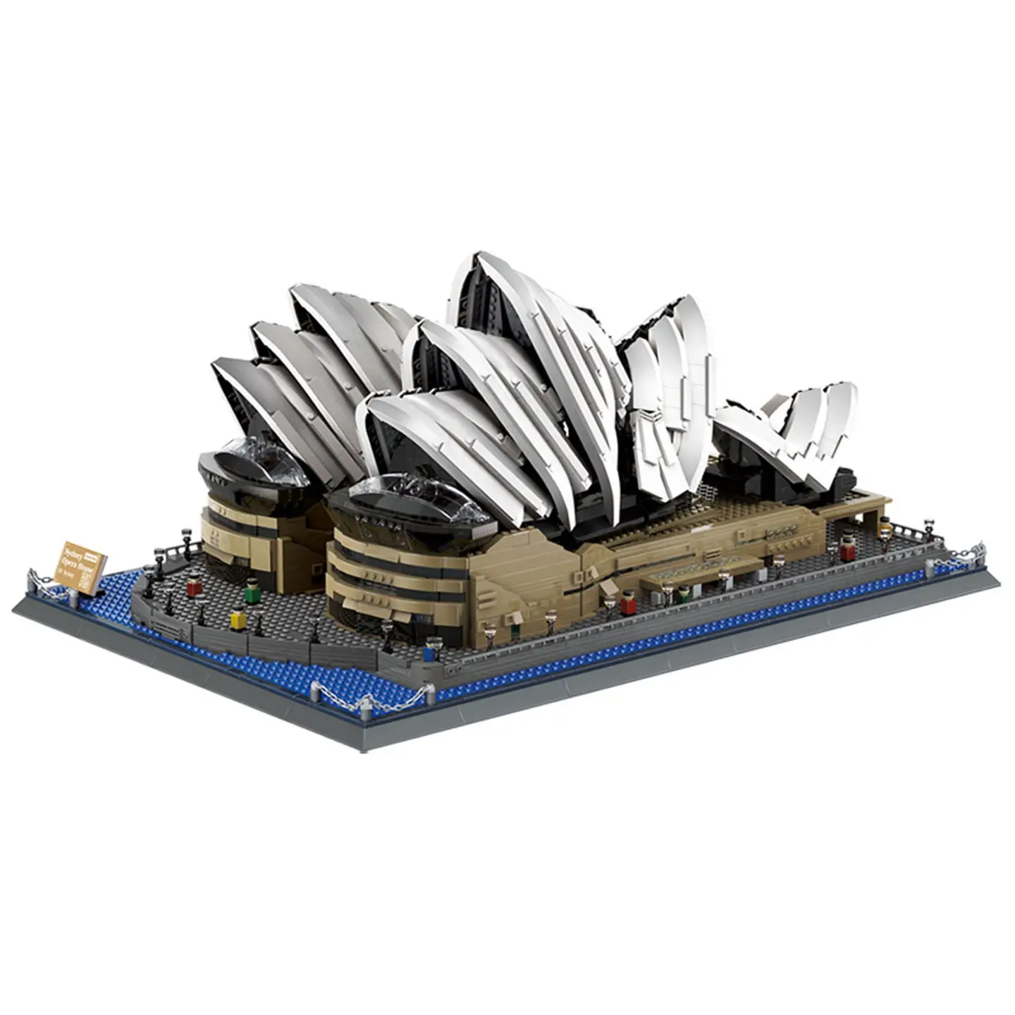 

2937PCS Sydney Opera House Building Blocks World Famous Architecture Model High Difficulty Building Toy Gift For Boys