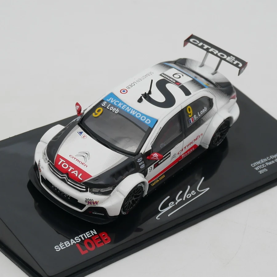 Ixo 1:43 Citroen C-Elysée WCTT WRC 2015 Loeb Diecast Car Model Metal Toy Vehicle