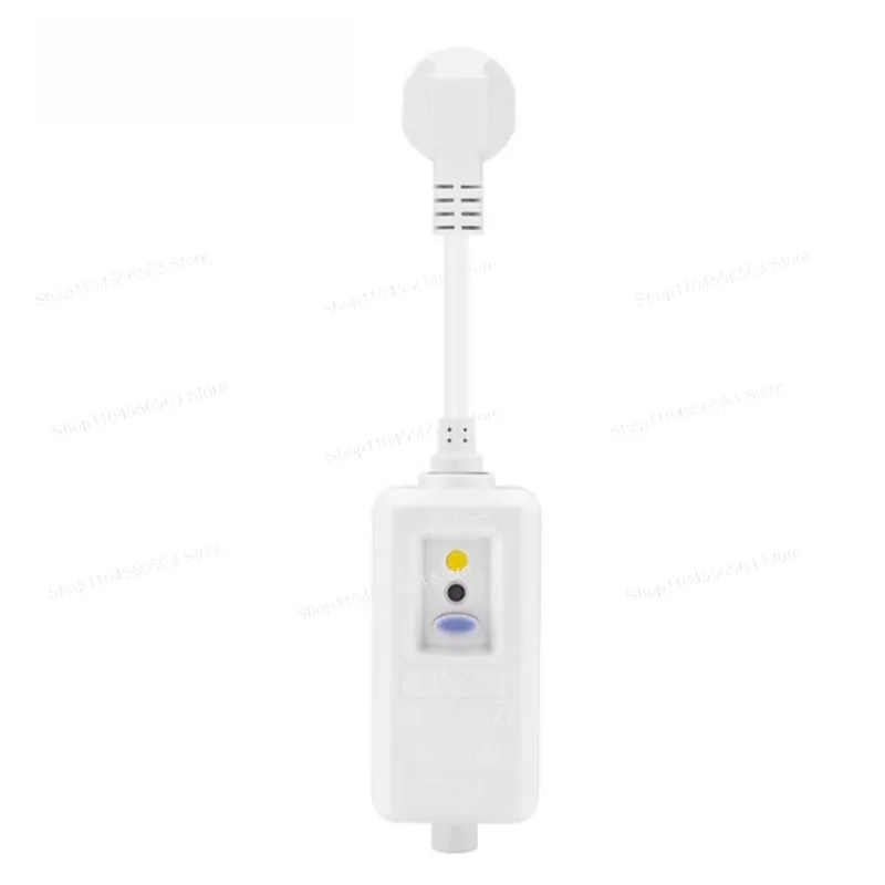 Leakage Protection Plug 10A/16A with 20cm Extension Cord, Waterproof Safety Switch for Air Conditioner Water Heater