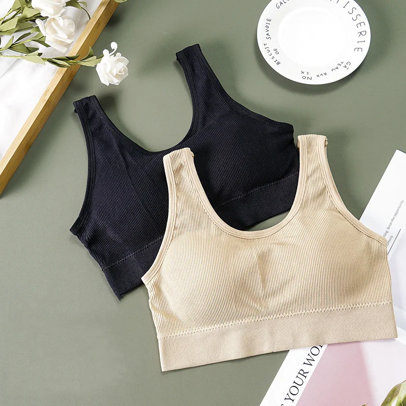 Sport Bras Breathable Inner and Outer Wear Vest Women No Steel Ring Gather Sports Underwear Bra Quick Dry Workout Top