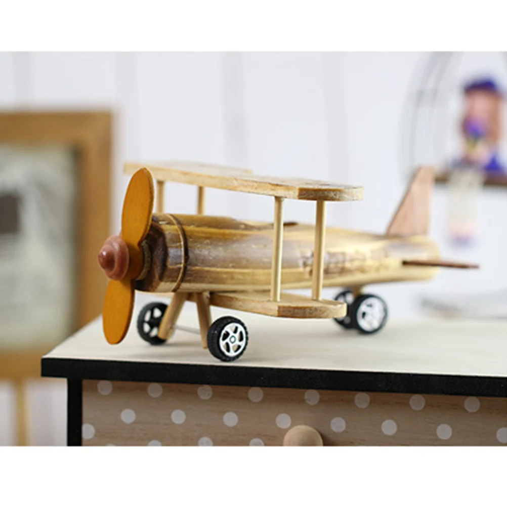 Airplane Model Wood Toy Toys Kidcraft Playset Planes Kids Wooden Handcraft Models