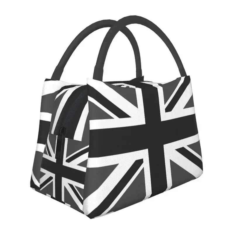 Union Jack Flag of The UK Insulated Lunch Bag for Work School Picnic Beach Reusable Thermal Lunch Box Portable Bento Tote Bags