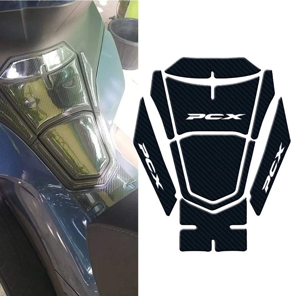 

Для Pcx 125 150 160 2020 2021 2022 мотоциклетная наклейка на бак, защита для скутера, тяговая наклейка, аксессуары, водонепроницаемая