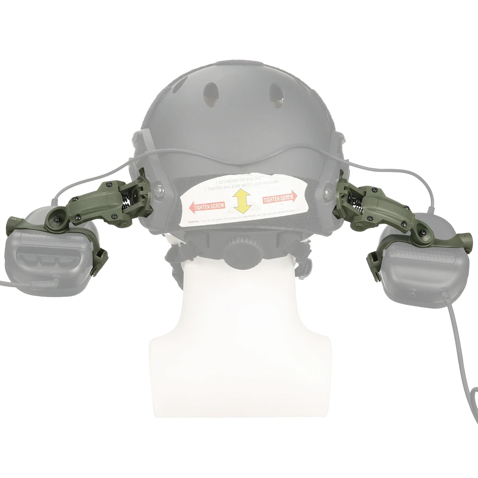 EARMOR Tactical Headset M31 MOD4 Active Headset Electronic Hearing Protector with Bracket Military DIY Helmet Headset NRR 22dB