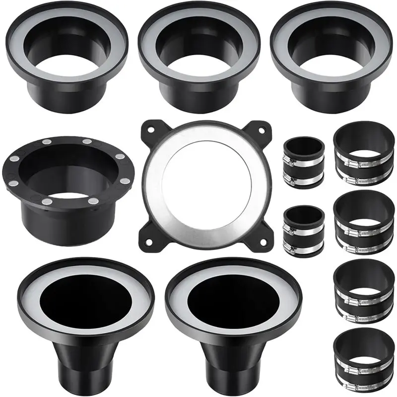 

【FLASH DEAL】For 4" For 4"& 2.5" Wo-Odwork Shop Dust Collector Magnetic Dust Collection Fittings Surface Mount Dustport Steel Rin