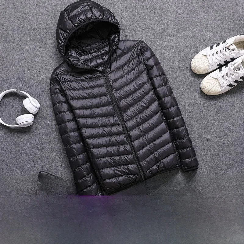 

Новая мужская ультратонкая пуховая хлопковая рабочая одежда Jaet ort Sle, легкое теплое складное хлопковое пальто большого размера