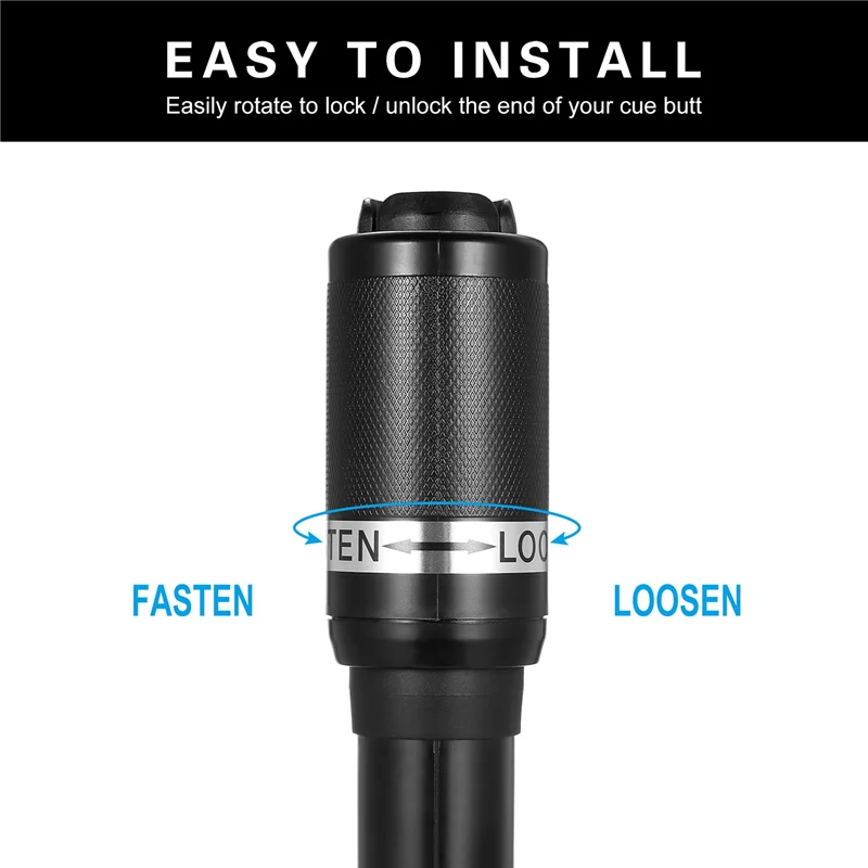 Y50A-Biliar Isyarat Ekstensi Kolam Renang Isyarat Extender Teleskopik Isyarat Ekstensi Hiburan Dalam Ruangan untuk Biliar Kolam Renang Isyarat