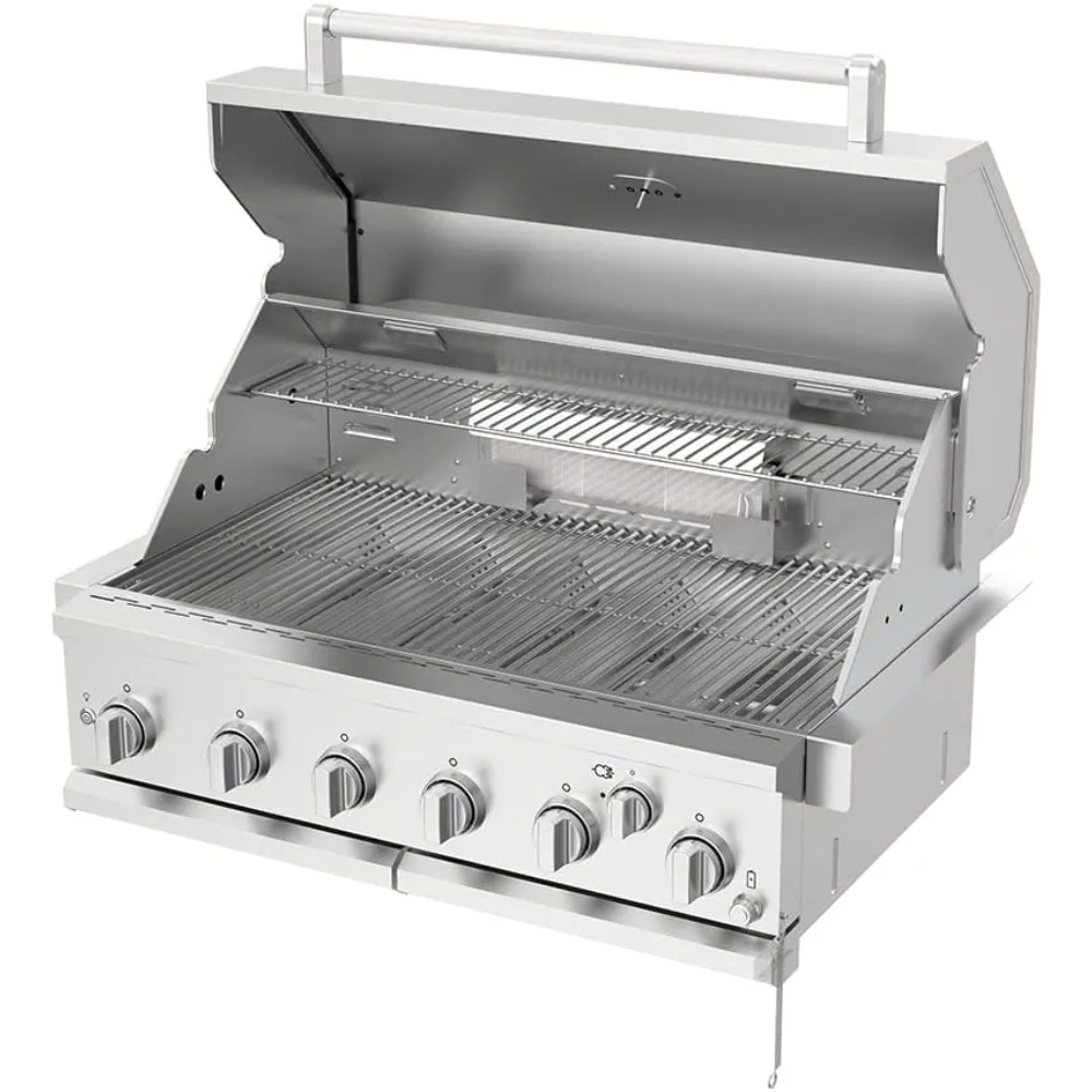 Convertible to Natural Gas, 36 inches Built-In Island Grill Head, Stainless Steel, BBQ Grill Island