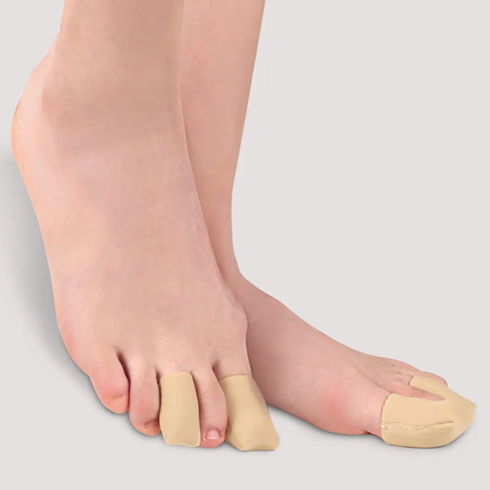 

4pcs Anti-Friction Toe Covers Ultra-Thin Silicone Pain Relief Protector Sleeves For Corns Closed Foot Caps Comfortable Daily