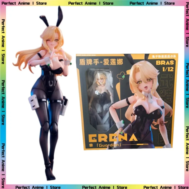 

In Stock 1/12 Rabbit Rapid Response Team Shield Bearer Elena Action Figure Gift Collection