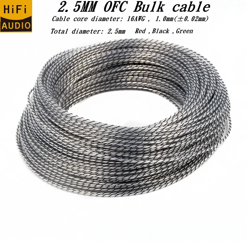 Hi-End 4M  Top-rated 7N copper Silver Plated bulk cable DIY power cable Interconnect Audio cables