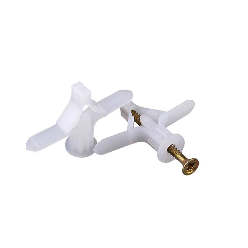Hollow Brick Fiberboard Self Tapping Nail Screw Plastic Expansion Drywall Anchor Pipe Tube Kit Screw Wall Pierced Gypsum Board