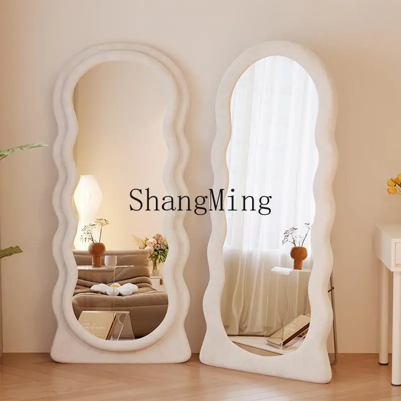 

ZYY full body bedroom floor mirror home full-length mirror light luxury high-end fitting mirror