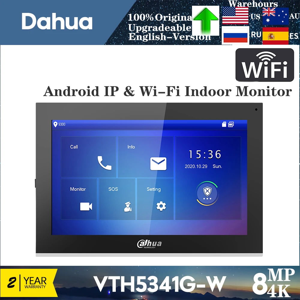 Original Dahua VTH5341G-W Wireless PoE 10