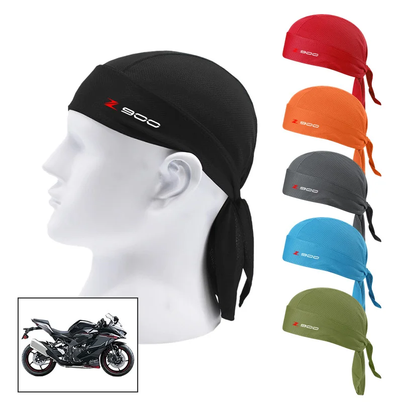 Picture 4: Motorcycle Quick Dry Headband Scarf Summer Men Running Riding Bandana Headscarf Hiking Running Balaclava Hat For Z900 Kawasaki