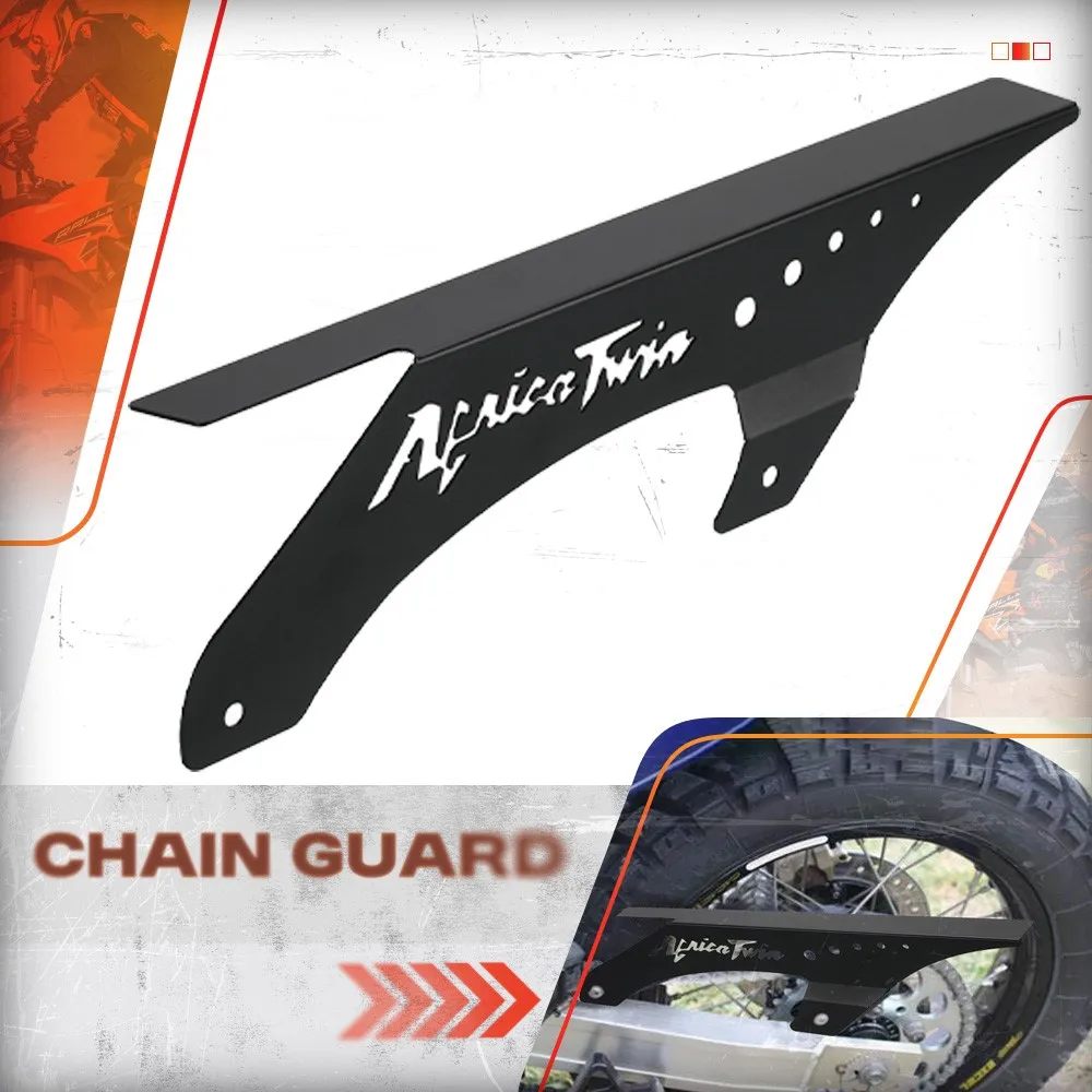 Motorcycle Parts XRV 650 750 Africa Twin Protector Chain Belt Sprocket Cover Guard For Honda XRV650 XRV750 AfricaTwin 1988-2004