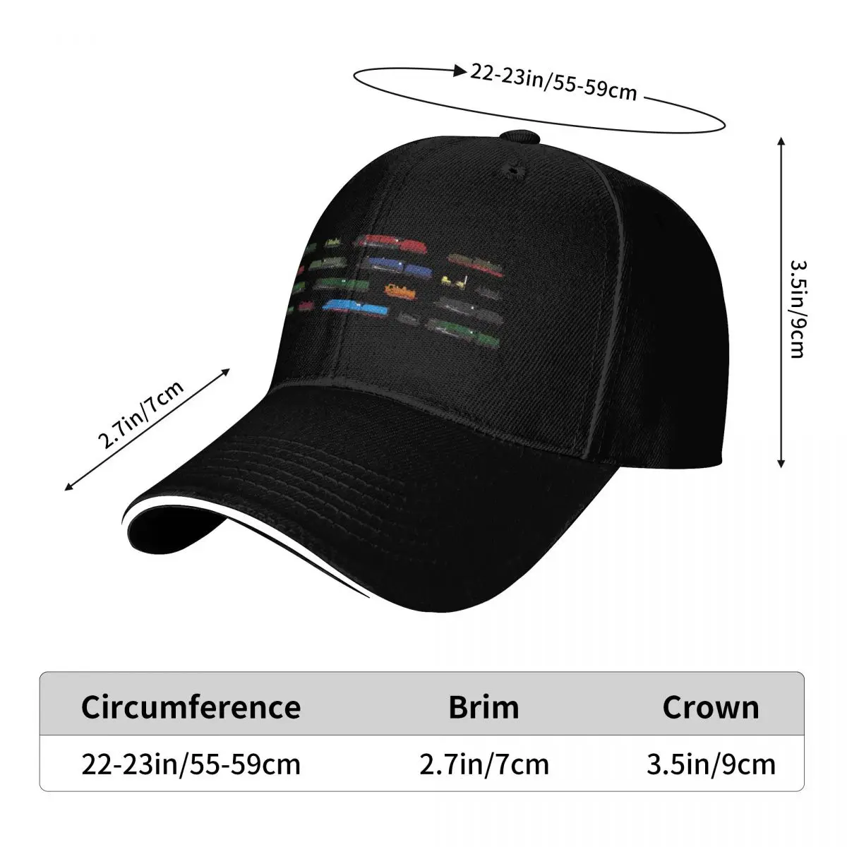 Iconic British Steam Trains Baseball Cap Anime Golf hats on offer foam party Hat Women's 2026 Men's