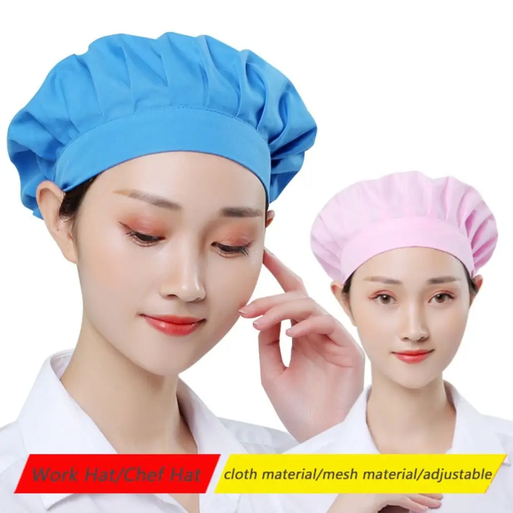 

Cook Accessories Hair Nets Work Hat Mesh Work Wear Chef Hat Smoke-proof Dust Breathable Cooking Hygienic Cap Food Service