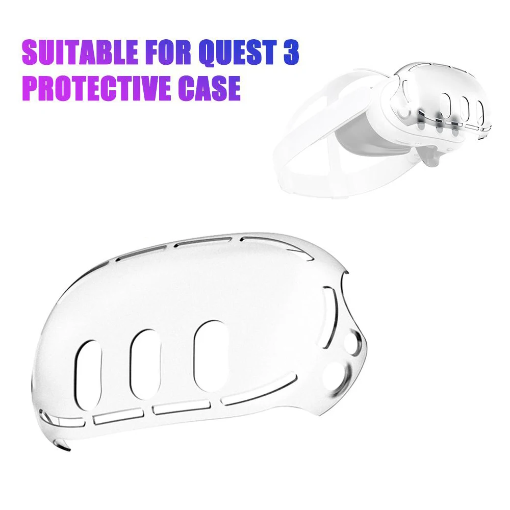 

For Me ta Quest 3 VR Glasses Host Protective Case High-definition and Transparent TPU Cover for Quest3