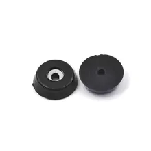 Black/White Rubber Anti-Vibration Feet Pads, Shock Absorbing Spacers for Furniture, Tables, Chairs, Instruments, Cabinets
