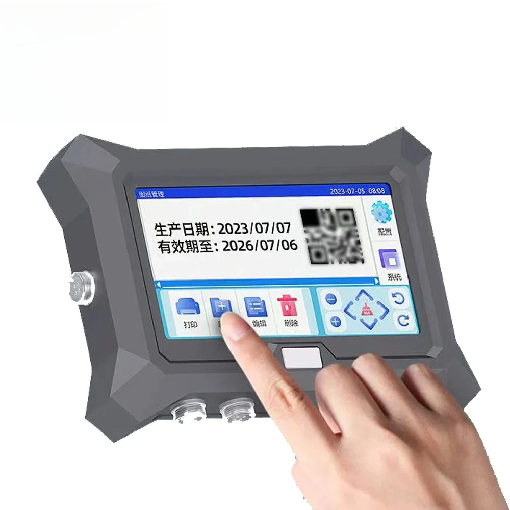 Online Coding Machine 4.3-Inch HD Display Touch Screen TIJ Inkjet Printer Assembly Line For Card Printer Use