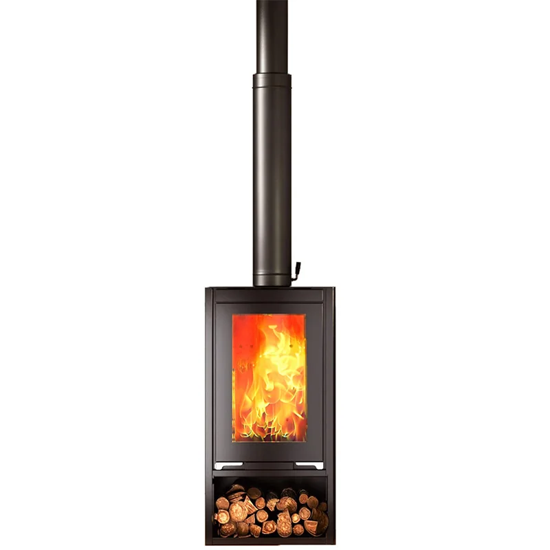 S121-S01 Rural Villa B&B Fireplace Household Firewood Freestanding Firewood Heating Stove Real Fireplace