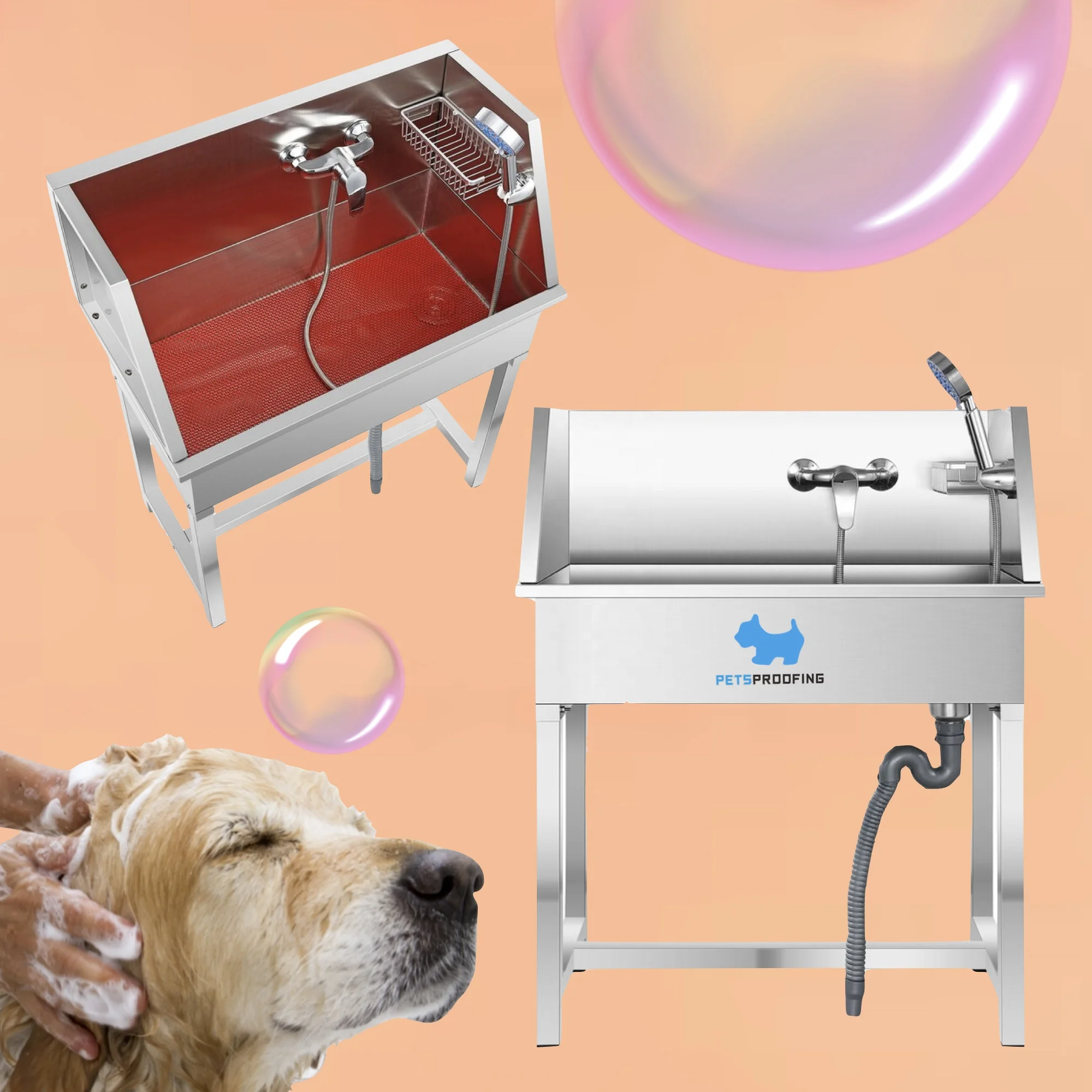 Multifunction Pet spa bathtub dog grooming bath Factory Wholesale Customized Pet Shower Bathtub Dog Grooming Bath Tub