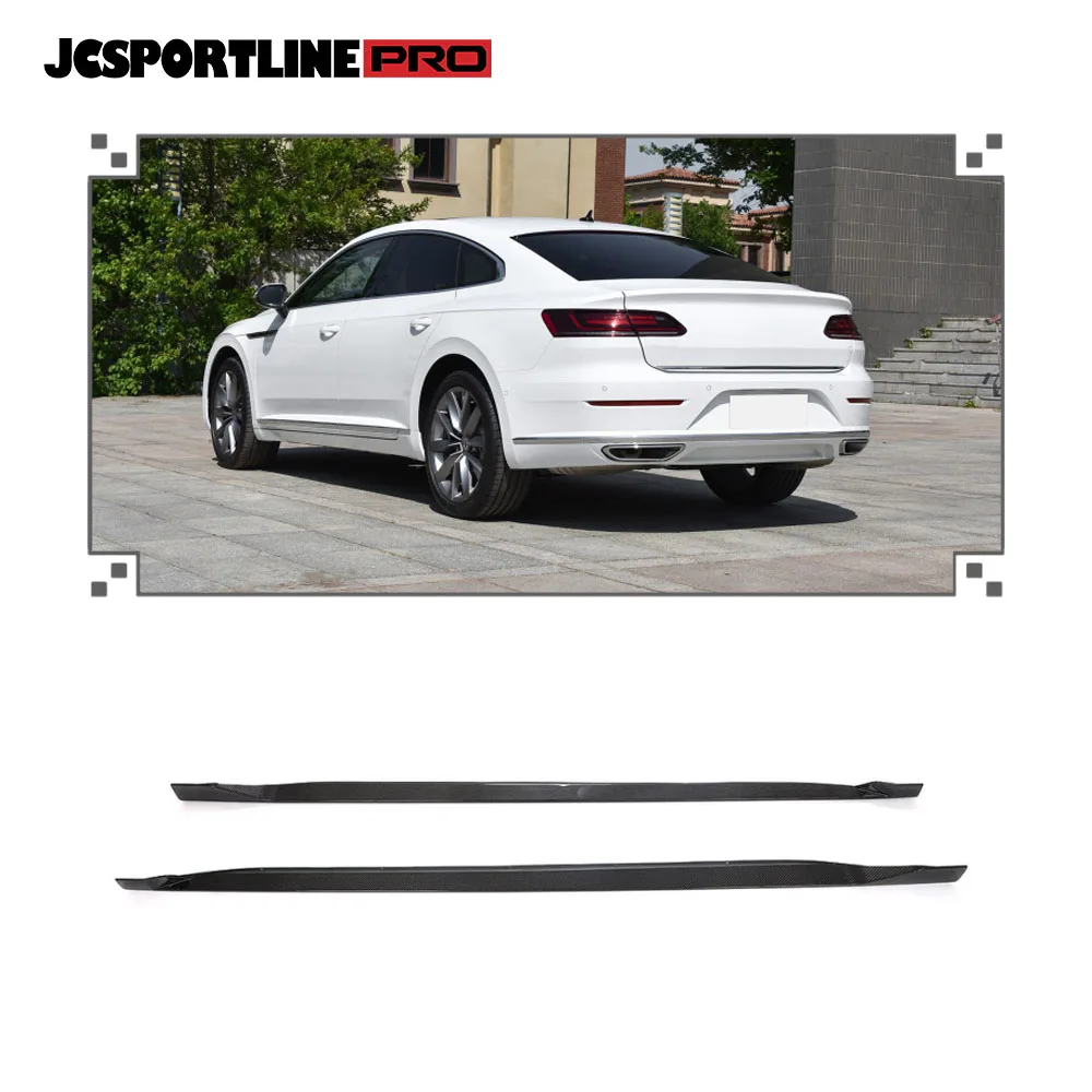 

Vacuum Carbon Fiber CC Side Skirts Winglet for VW Arteon Hatchback 4-Door 2019-2020
