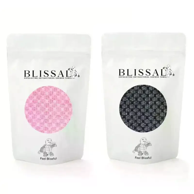 1Pcs Back Scrubber Dual Sided Bath Brush Exfoliating Extended Washcloth For Men Women
