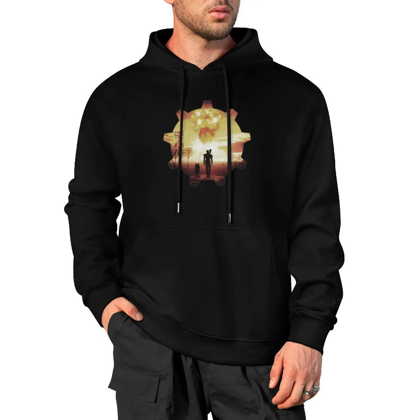 The Lone Wanderer Pullover Hoodie anime clothing men clothes men's clothing winter clothes mens hoodies