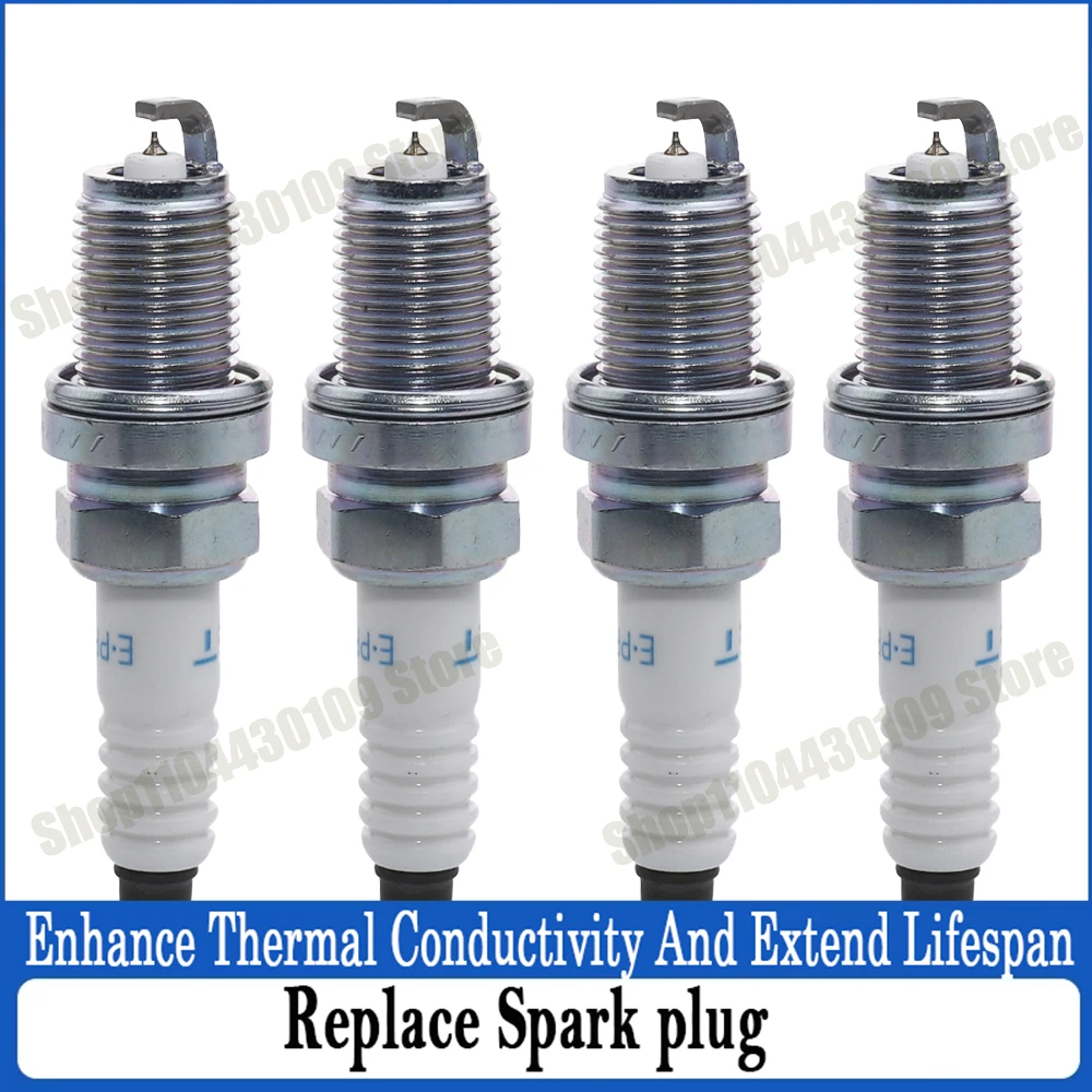 

1/4PCS Iridium Platinum Spark Plug For MG MG5 1.5L 1.5T 2011- MG3 For Roewe i5 i6 PLUS For Ford Mustang T70 T70S 1.8T NLP000130